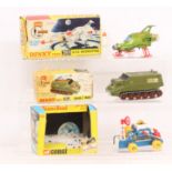 Dinky: A boxed Dinky Toys, U.F.O. Interceptor, Reference 351; together with another boxed Dinky