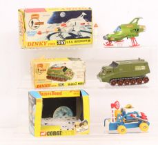 Dinky: A boxed Dinky Toys, U.F.O. Interceptor, Reference 351; together with another boxed Dinky