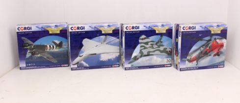 Corgi: A collection of four boxed Corgi: The Aviation Archive, to comprise: Bristol Beaufighter TF.X