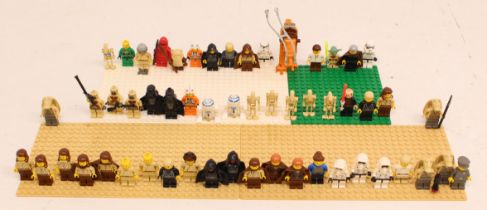 Star Wars: A collection of assorted Star Wars, Lego Minifigures, to comprise: Obi-Wan Kenobi, Anakin