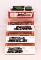 Hornby: A collection of four boxed Hornby, OO Gauge locomotives to comprise: LNER B12 R866; LMS