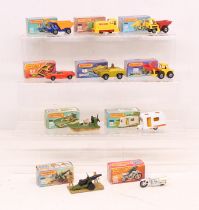 Matchbox: A collection of ten assorted boxed Matchbox 75 Series vehicles to comprise: Atlas Truck