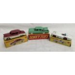 Dinky: A collection of three boxed Dinky Toys to comprise: Mercedes Benz Racing Car 237 in good