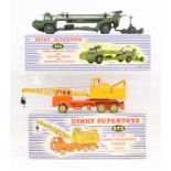 Dinky: A boxed Dinky Supertoys, Missile Erector Vehicle with Corporal Missile and Launching