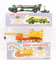 Dinky: A boxed Dinky Supertoys, Missile Erector Vehicle with Corporal Missile and Launching