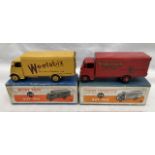 Dinky: A pair of boxed Dinky Toys, Guy Vans, 514, Weetabix and Slumberland. Weetabix all original