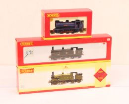 Hornby: A collection of boxed Hornby, OO Gauge, tank locomotives, comprising: BR 0-4-4T 30023