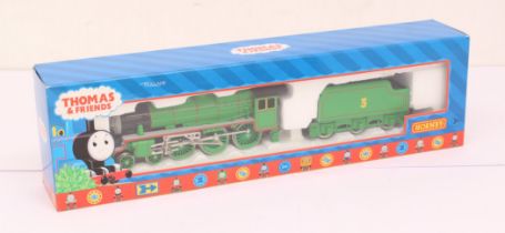 Hornby: A boxed Hornby, OO Gauge, Thomas & Friends, Henry the Green Engine, locomotive and tender,