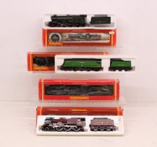 Hornby: A collection of four boxed Hornby, OO Gauge locomotives to comprise: GWR King Class King