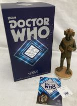 Doctor Who: A boxed Robert Harrop, handpainted figure Silurian 1970, 'Doctor Who & the Silurians'.