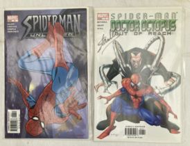 Marvel: A Spider-Man Unleashed #6, and Spider-Man Doctor Octopus Out of Reach #1, both signed by