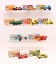 Matchbox: A collection of ten assorted boxed Matchbox 75 Series vehicles to comprise: Passenger