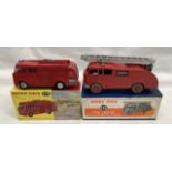 Dinky: A pair of boxed Dinky Toys to comprise: Airport Fire Tender with flashing light (untested)