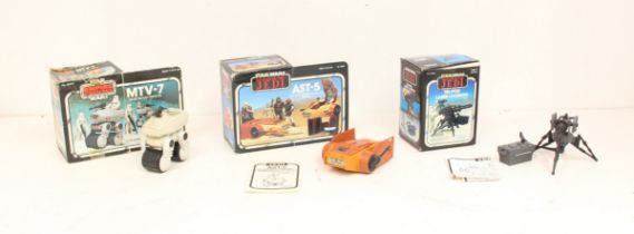 Star Wars: A collection of three boxed Star Wars vehicles / weapons to comprise: The Empire