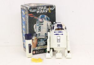 Star Wars: An original, boxed, Takara, Super Control R2-D2, © 1978, battery operated, remote