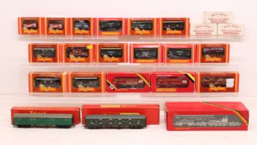 Hornby: A collection of twenty-three assorted boxed Hornby, OO Gauge rolling stock to comprise: