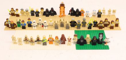 Star Wars: A collection of assorted Star Wars, Lego Minifigures, to comprise: Obi-Wan Kenobi, Anakin