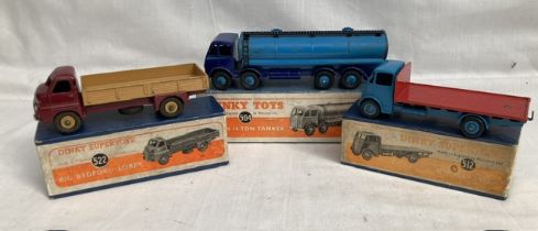 Dinky: A collection of three original Dinky Supertoys/Toys lorries to comprise: Foden 14 Ton