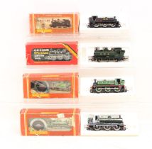 Hornby: A collection of four boxed Hornby, OO Gauge locomotives to comprise: LNER 0-6-0T Class J52