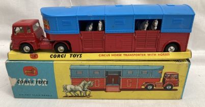 Corgi: A boxed Corgi Major Toys, Circus Horse Transporter, complete with all six horses, Reference