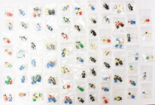 Lego: A collection of approximately 100 Lego Minifigures, from the Town franchise. Contents