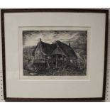 Robin Tanner 1904-1988 British November - etching signed in pencil to the lower margin ( Garton 33),