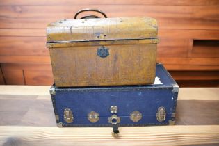 Two early to mid 20th century travel trunks.