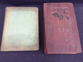 Two Edwardian period and early 20th century postcard albums. Both full, one with war related,