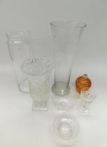 ***WITHDRAWN*** A collection of 20th century glass wares to include cut glass, moulded items and