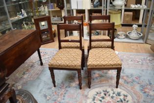 Late 18th century mahogany Pembroke table with single end drawer, dropleaf and turned legs, along