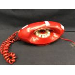 Retro red Telecom telephone