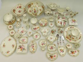 Royal Crown Derby - A collection of "Posies" pattern pieces, to include tea pot and tea ware,