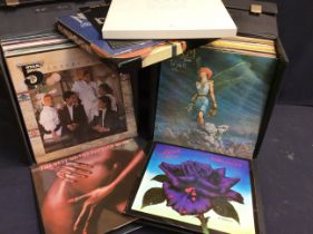 2 boxes of 1980s LPs