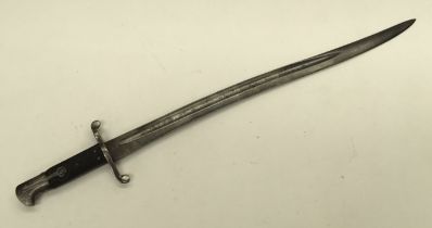 An 1856/58 pattern Enfield sword bayonet, with Manchester Regiment / Grenadier Guards interest.
