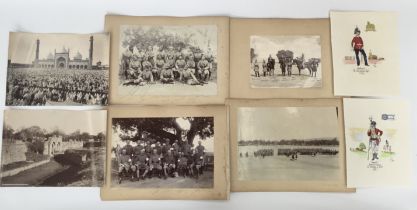 An interesting and scarce selection of Boer War era, circa 1900 Indian Cavalry Regiment photographs,