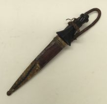 A late 19th / early 20th century Nubian Sudanese arm dagger or Loi Boi. Possibly of the Battle of