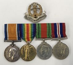 A WW1 / WW2 medal group, named to Lieutenant W.G.Hurt. To include: the British War Medal, Victory