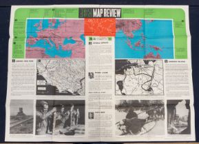 A series of 5 scarce WW2 era ‘ABCA’ map review posters by Fosh & Cross. Dating from January 1944