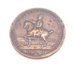 Kingdom of Prussia 1757 Frederick the Great Bronze Commemorative Medal Commemorating the Battle of