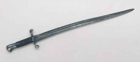 A scarce 1856/58 yatagan bayonet for the 1853 pattern Enfield rifle. Its lack of issue markings