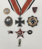 ***WITHDRAWN***A selection of reproduction WW2 style German badges / awards...