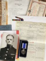 Police Long Service and Good Conduct Medal to Reginald Bourne, who served in the R.A.F ground crew