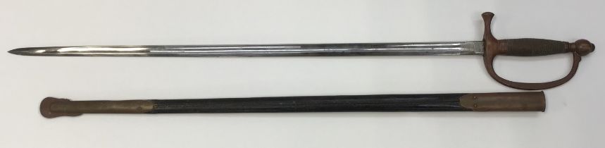 American Civil War Period NCO Sword by Ames Manufacturing Company Chicopee  Massachusetts, Stamped