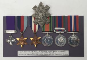 A Canadian WW2 casualty group, awarded to D/82030 Cpl William R.M.Herd of the Black Watch of Canada.