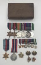 A WW2 and post war GSM / Nigerian Independence Medal group, with the General service medal being
