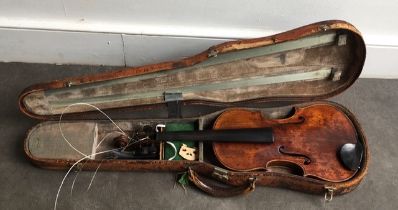 An antique Full size violin