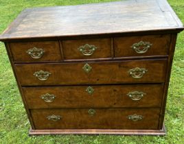 A Georgian and later chest on stand , the stand 20th cent