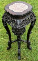 A 19th cent Chinese table and other oriental style small tables  Additional images on request