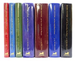 Rowling, J. K. Harry Potter. Deluxe Editions. A complete set of first deluxe editions comprising:
