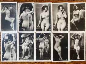 Julien Mandel (1893-1961). Erotic Photography. A collection of ten photographs of female nudes, 7